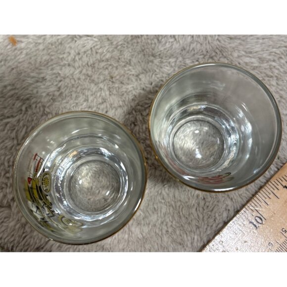 Wolseley & Austin Car Shot Glasses With Gold Rim Vintage Classic Car Collector - Picture 5 of 8